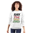 thumbnail image 1 of Black History Pride Power Culture Women Crewneck Sweatshirt Brisco Brands S, 1 of 3