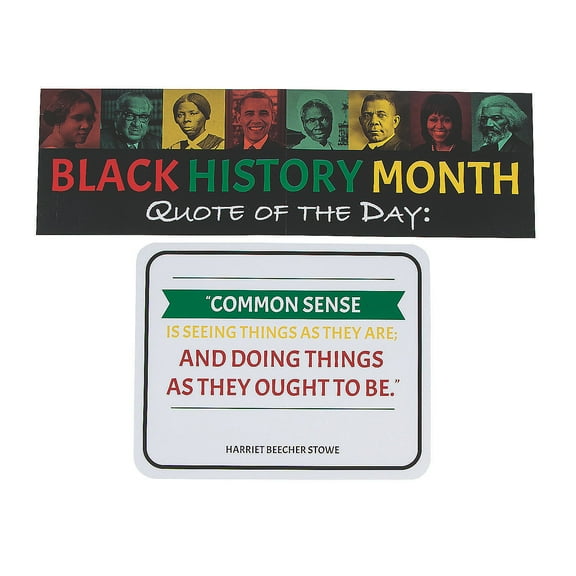 Black History Quote Of The Day Set - Educational - 30 Pieces