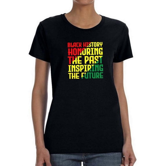 Black History Quote Shaped T-Shirt Women -Image by Shutterstock, Female Large