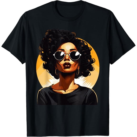 Black History T Shirts for Women Dope Proud Queen T-Shirt tee