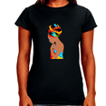 thumbnail image 1 of Black History T Shirts for Women Melanin Queen African Hair Women Tops, 1 of 5