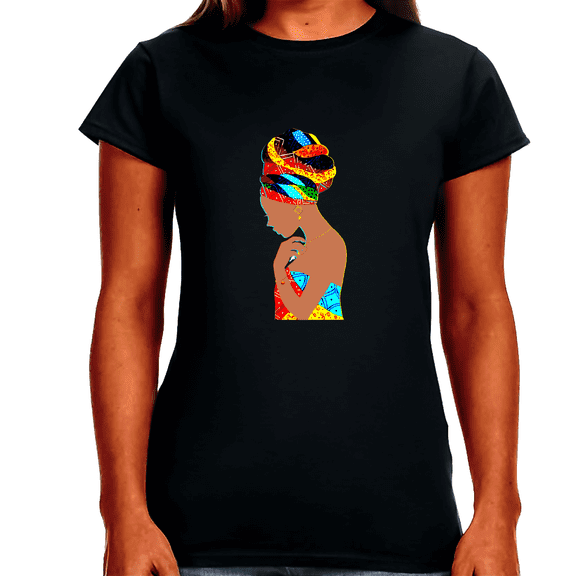 Black History T Shirts for Women Melanin Queen African Hair Women Tops