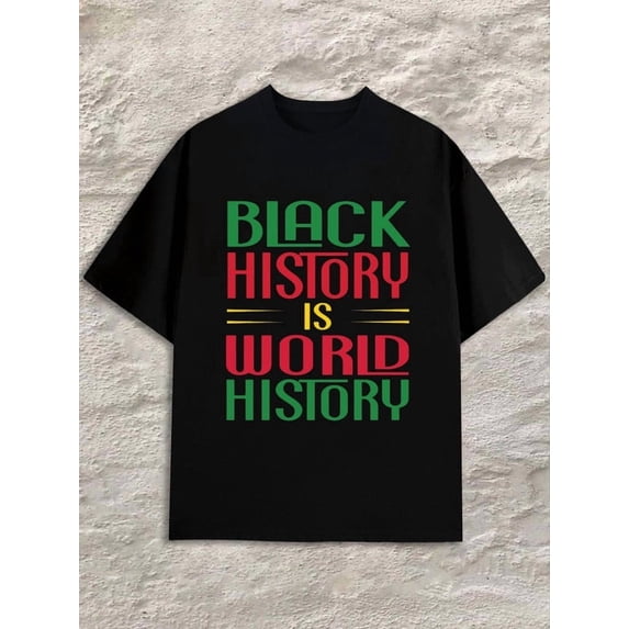 Black History for men black Fashionable summer T-shirt, machine washable Basic Unisex Shirt Short Sleeve tshirts Original Unisex Shirt Graphic tshirts