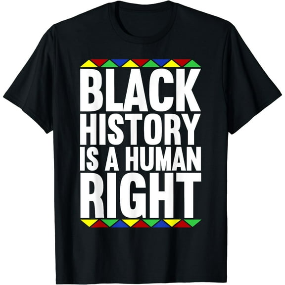 Black Histroy Is A human Right African American Heritage BHM T-Shirt