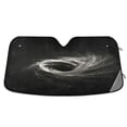 thumbnail image 1 of Black Hole Car Windshield Sun Shade Foldable Car Front Window Visor Heat and UV Protection 55x27.6, 1 of 8