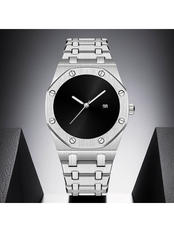 Black Hole Concept Watch for Men, Simple Glossy Minimalist Style, No Scale, Men's Wristwatch, Men's Watch