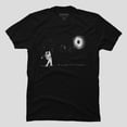 thumbnail image 1 of Black Hole In One Funny Golf Space Graphic T-shirt M2981409, Up to Size 5XL, 1 of 2