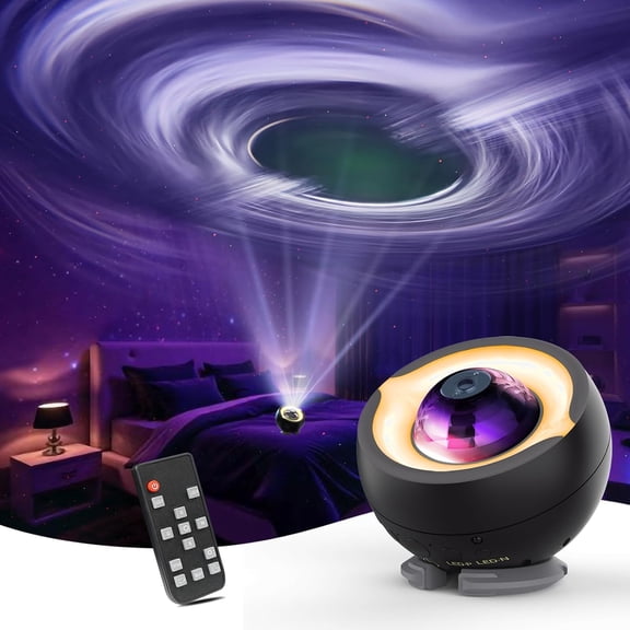 Black Hole Projector Scientifically Sculpted by Kinetic Light with Cosmic Eye  Lamp, Interstellar Galaxy  Projector Night Light for  Decor,  Education, and Astronomy Art Gifts