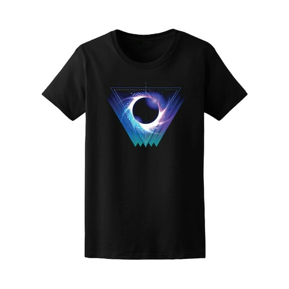 Black Hole Sacred Geometry T-Shirt Men -Image by Shutterstock, Male 4X-Large