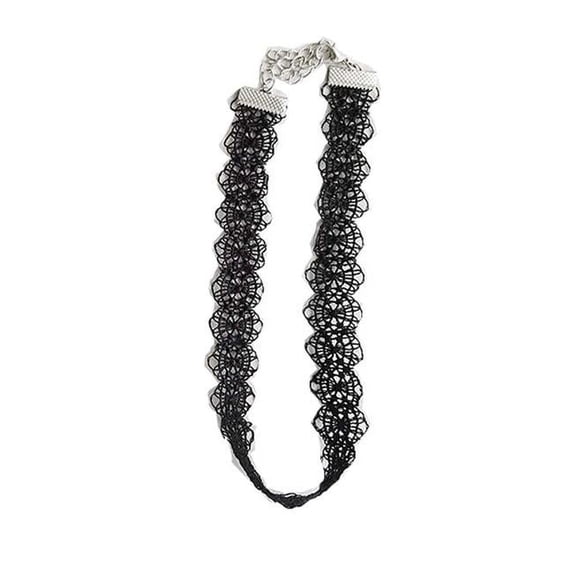 Black Hollow Out Neck Strap The Fashion Necklace
