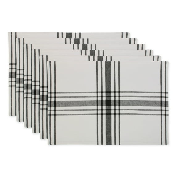Black Home Sweet Farmhouse Placemat (Set of 6)
