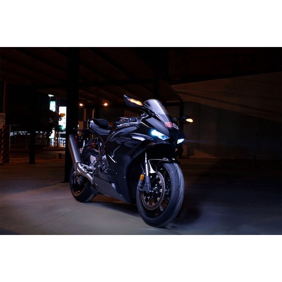Black Honda CBR600RR Black Motorcycle Speed Wall Art Home Decor - 24x36 Inch Laminated Poster - Stunning Detail and Bold Colors