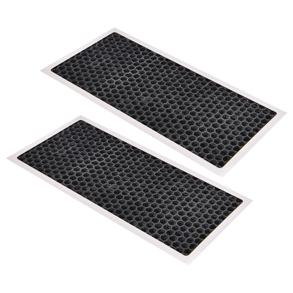 Black Honeycomb Air Conditioner Filter, 2 Pack 36 x 17 cm Unscented AC Filter Cartridge Pads