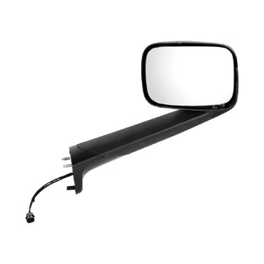 HIGHSOAR Black Heated Passenger Side Mirror For Freightliner Cascadia (2008-2017) – Power Adjustment – Direct Bolt-On