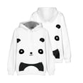 thumbnail image 1 of Black Hooded Panda 3D Hoodie Men Women Unisex Sweatshirts Casual Animal Hoodies Suitable Boys Girls Autumn Pullover, 1 of 2