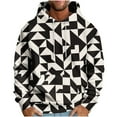 thumbnail image 1 of Black Hoodie For Men 2025 Vintage Military Style Hoodies Blazer Slim Fit Black Gym Hoodie Lightweight Hoodies Dressy Young Adult Fashion, 1 of 5