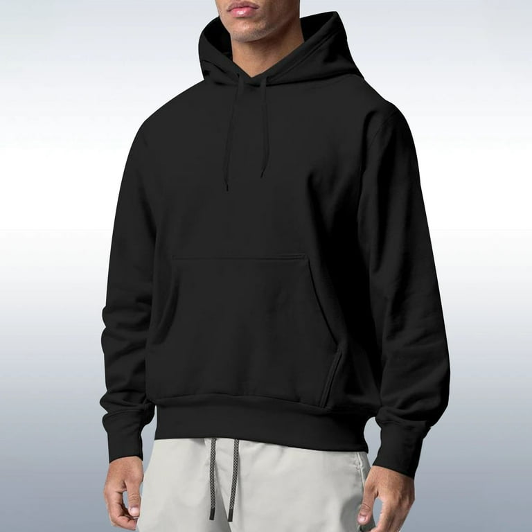Black Hoodie For Men, Polyester Cute Hoodies, Men's Sweatshirts