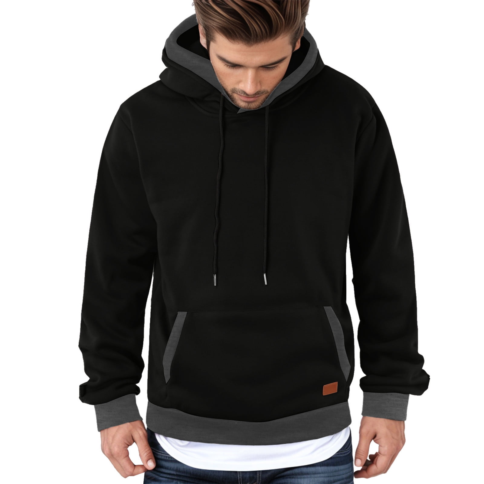 Black and gray hoodie best sale