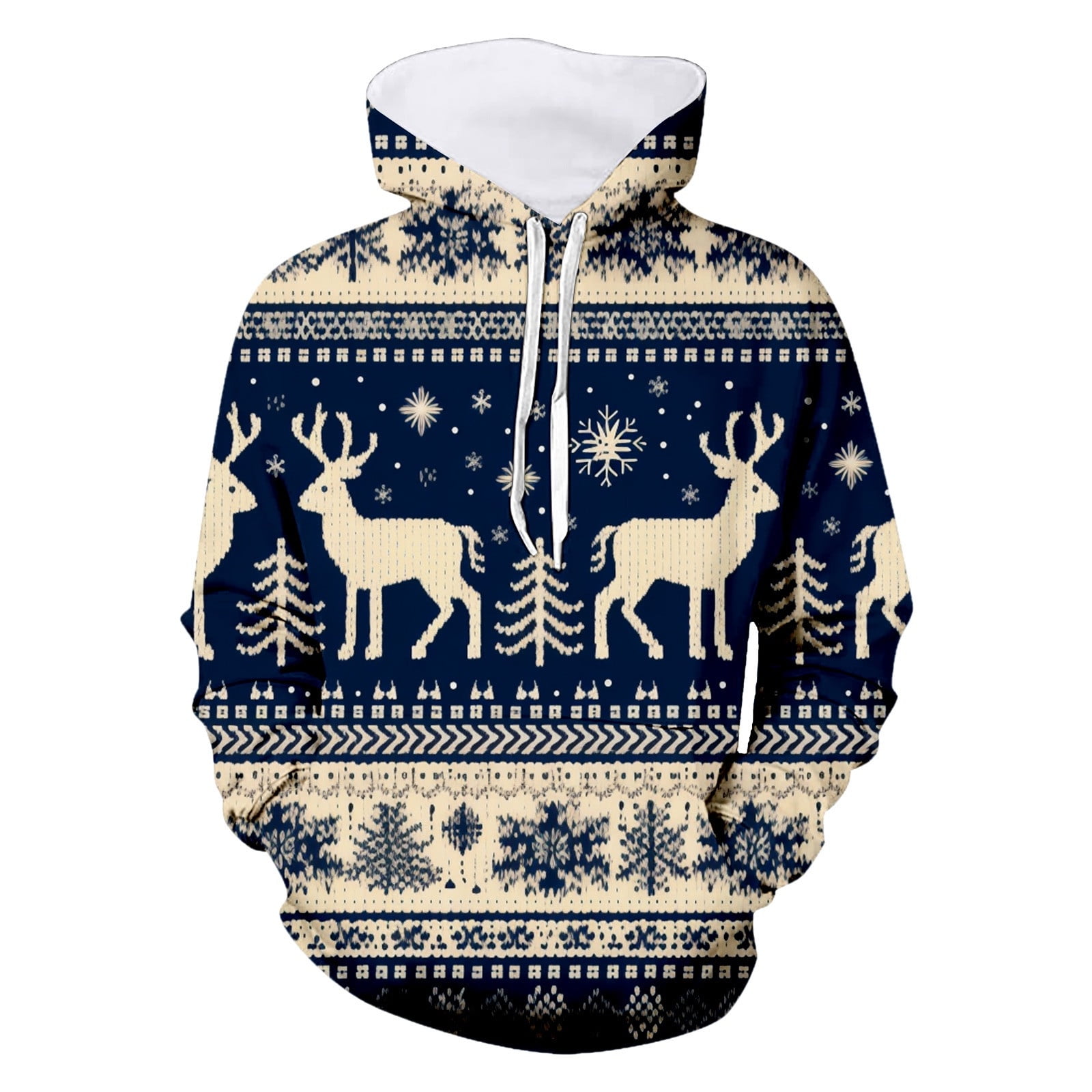 Casual Long Sleeve Hoodie Christmas Zipper Fashion Regular Sweatshirt main image 1