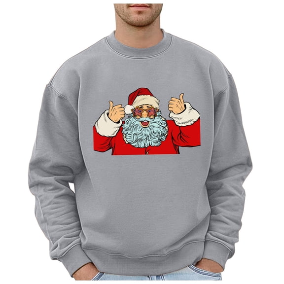 Black Hoodie Men Winter Christmas Daily Trend Casual Loose Man Hoodless Long Sleeve Sweatshirt For Most Occasions Knit Tunic Tops Men Plain Hoodie Pullover Hoodies Sweatpants Large Mens Work Gray XXL