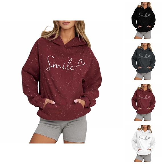Black Hoodie Womens Sweatshirt Oversized Hoodie Women Casual Zip Up Hoodie Style Men's And Women's Casual Letter Print Starry Sky Hooded Sweatshirts