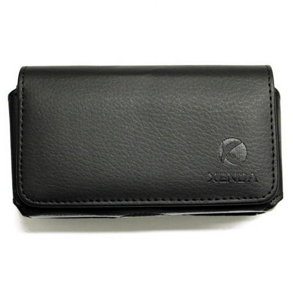 Black Horizontal Leather Case Compatible With Samsung Showcase i500, Saga i770, Rugby Smart, Replenish SPH-M580, Omnia M, Nexus S 4G, Gravity Smart, Google Nexus S, Galaxy Victory 4G LTE D6P