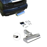 Black Horse 2 Inlet,12 Length Stainless Steel Razor Tow Hitch Step Rear Bumper Guard Protector Compatible with All Truck and SUVs Equipped W/ 2 Receivers Come W/Hitch pin&Anti-Rattling kit -RAZ12S