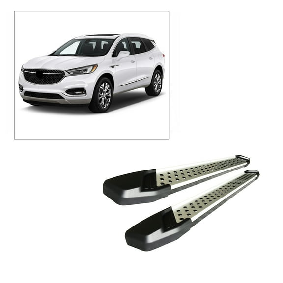 Black Horse Aluminum Aluminum Vortex Running Boards Compatible with 2011-2020 Volkswagen Tiguan