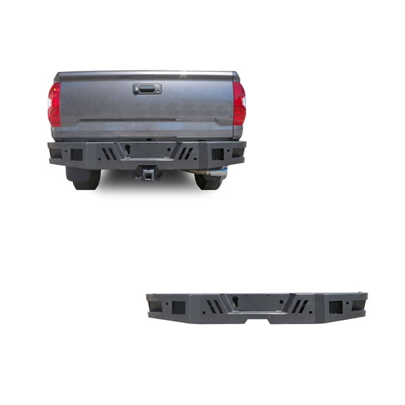 Black Horse Armour Super Heavy Duty Rear Bumper Matte Black Compatible with 2014-2021 Toyota Tundra-ARB-TU14