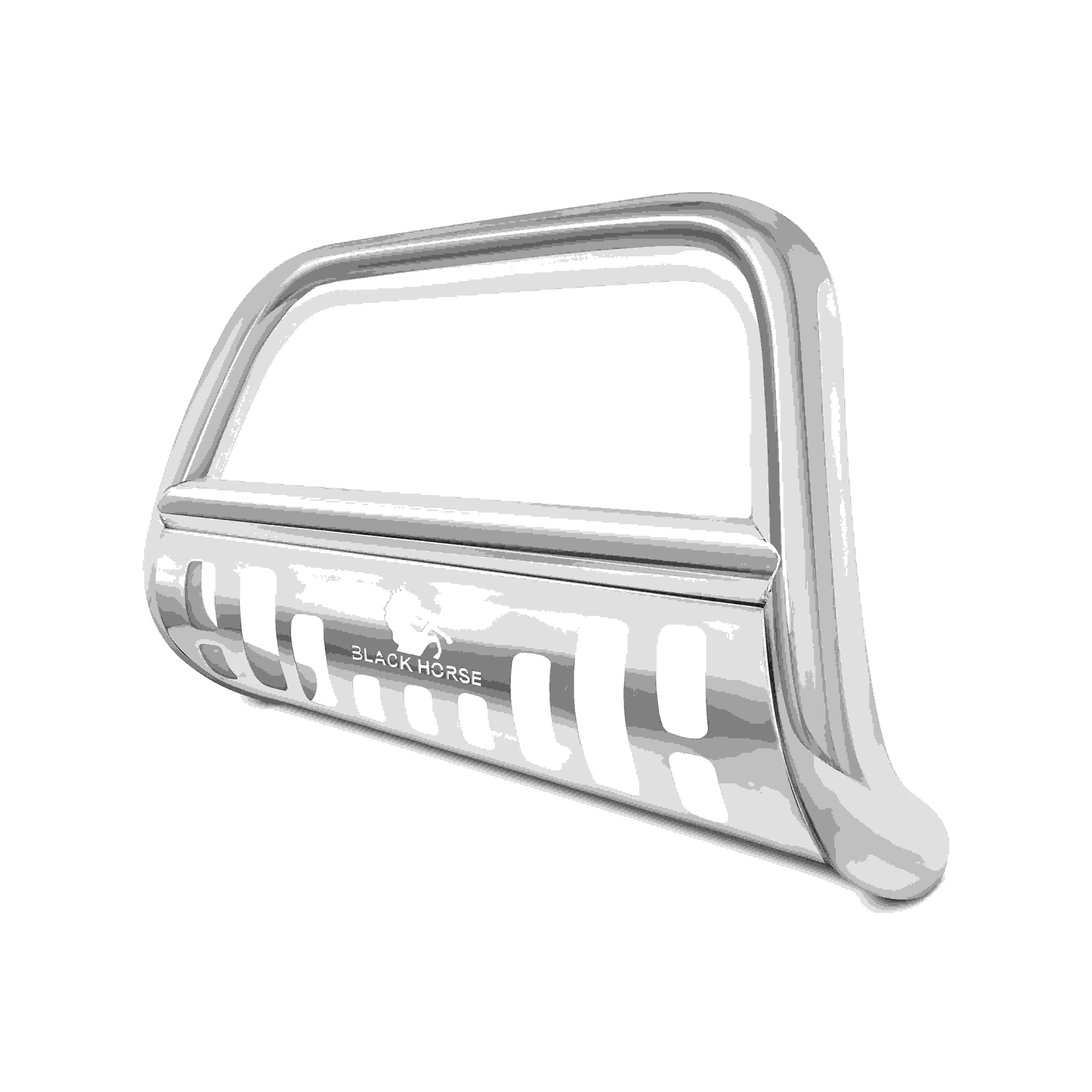 Black Horse Off Road Bull Bar With Skid Plate – Compatible With 2013-2021 Nissan Pathfinder, Black Powder Coat, No-Drill Installation