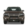 thumbnail image 1 of Black Horse Bull Bar-T Textured Black Come with Pair of 5.3" Dia. LED Flood Lights with Black Trim Rings Compatible with 2002-2009 Chevrolet Trailblazer|2002-2009 GMC Envoy-CBT-C305SP-PLFB, 1 of 1