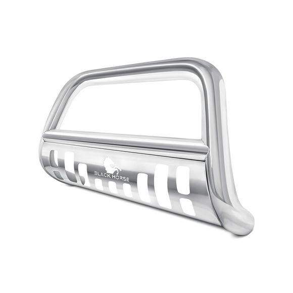 Black Horse Bull Bar Skid Plate Stainless Steel Compatible with 2006-2018 Toyota RAV4 (Excludes 2018 Adventure Trim)-CBS-TOB4401SP