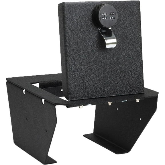 Black Horse Center Console Safe Black Compatible with 2024-2024 Tesla CYBERTRUCK -ASTC24