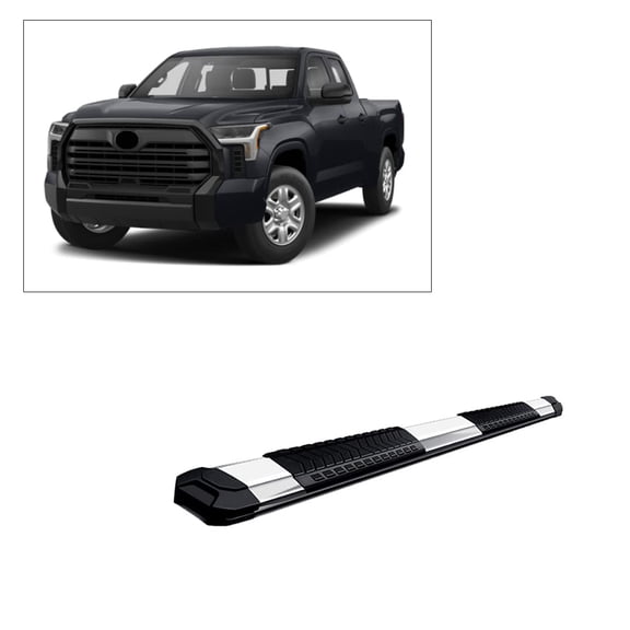 Black Horse Cutlass Running Boards Stainless Steel Compatible with 2022-2024 Toyota Tundra Double Cab-RN-TO22-79