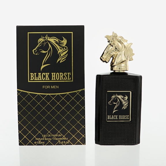 Black Horse 3.4 Oz Eau De Parfum Spray by Fragrance Couture Box for Men
