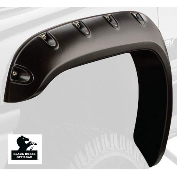 Black Horse FF-TOTUL-SM-PKT-07 Pocket Style Fender Flare Fits select: 2007 ,2010 TOYOTA TUNDRA CREWMAX SR5