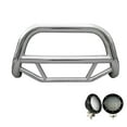 thumbnail image 1 of Black Horse Max Bull Bar Incl. pair of 5.3"Dia.LED Lights w/Black Trim Rings No skid plate Black Compatible with 03-17 Ford Expedition/Lincoln Navigator|04-24 Ford F-150, 1 of 1