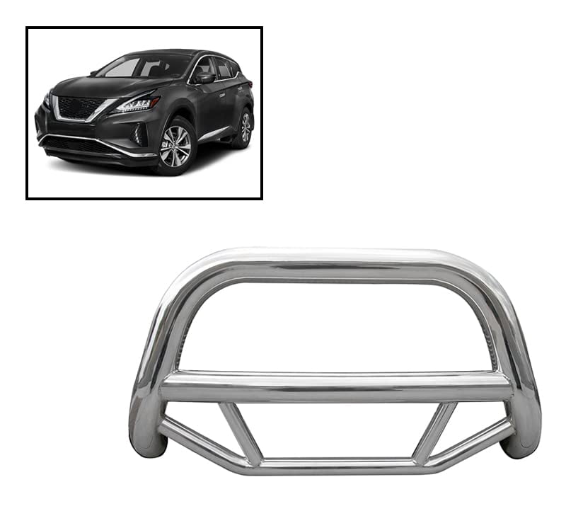 Black Horse Max Bull Bar - Stainless Steel Front Grille Guard For 98-04 Chevy Blazer, S10, GMC Sonoma