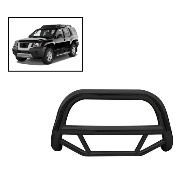 Black Horse Max Bull Bar No skid plate Black Compatible with 2005-2021 Nissan Frontier|2005-2007 Nissan Pathfinder|2005-2015 Nissan Xterra-MBB-NIC6005