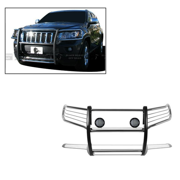 Black Horse Off Road 17A080202MSSPLFB Grille Guard Kit