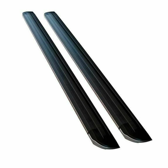 Black Horse Off Road Black Horse Black Aluminum Exceed Running Boards Compatible with 2018-2022 GMC Terrain / 2018-2022 Chevriolet Equinox