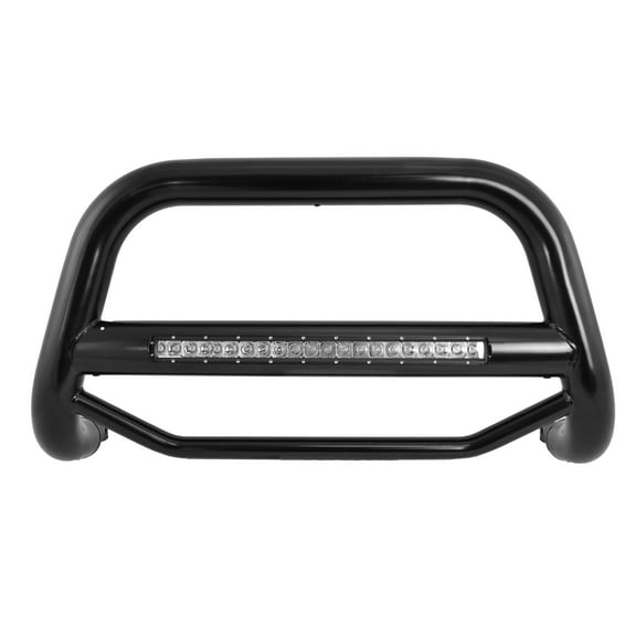 Black Horse MAX Beacon Bull Bar No Skid Plate Black Compatible with 1992-1998 Jeep Grand Cherokee-MAB-JEB3901B