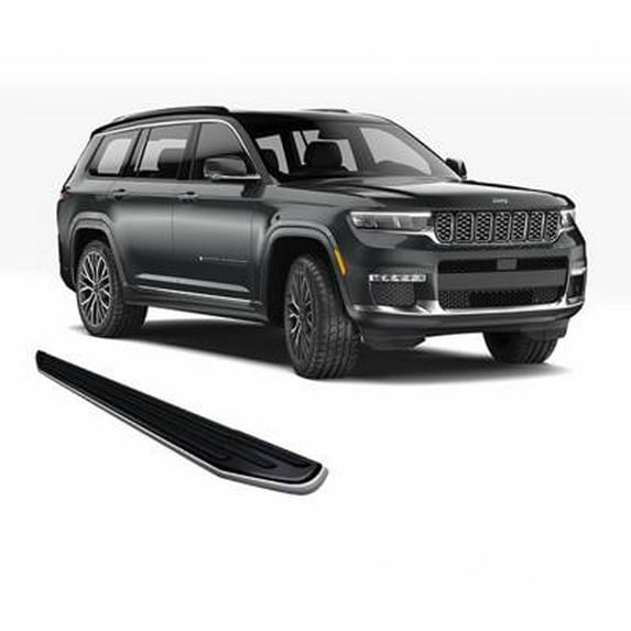 Black Horse Off Road Black Horse Premium Running Boards Black Compatible with 2021-2023 Jeep Grand Cherokee L-PR-JPGC79