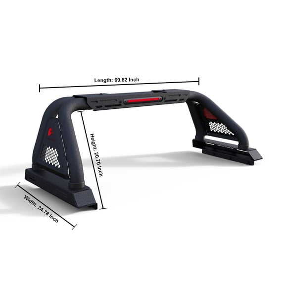 Black Horse RB01MT-PL69B Classic Pro Roll Bar Kit