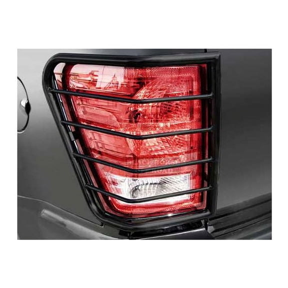 Black Horse Tail Light Guards Compatible with 2009-2018 Dodge Ram 1500