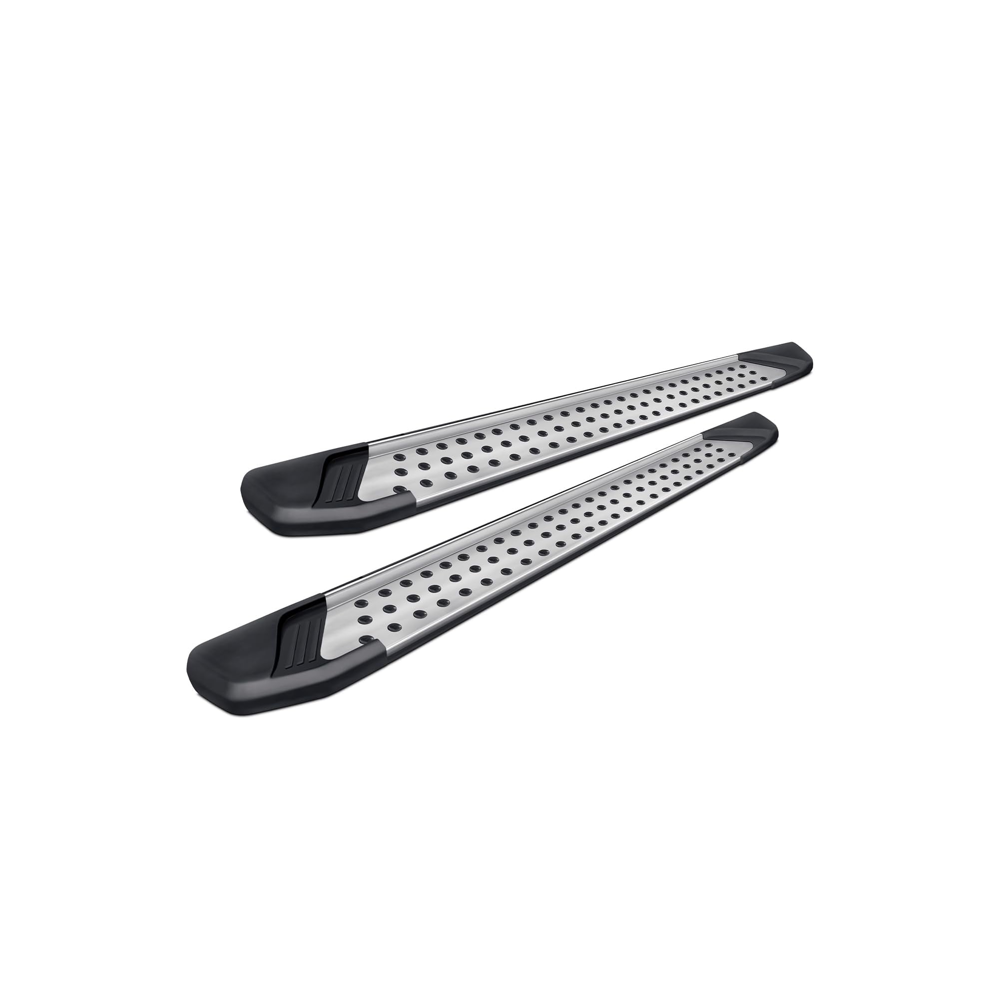 APS Black Blow-Molded Running Boards – Fits 2022-2024 Ford Maverick – Textured Matte Finish