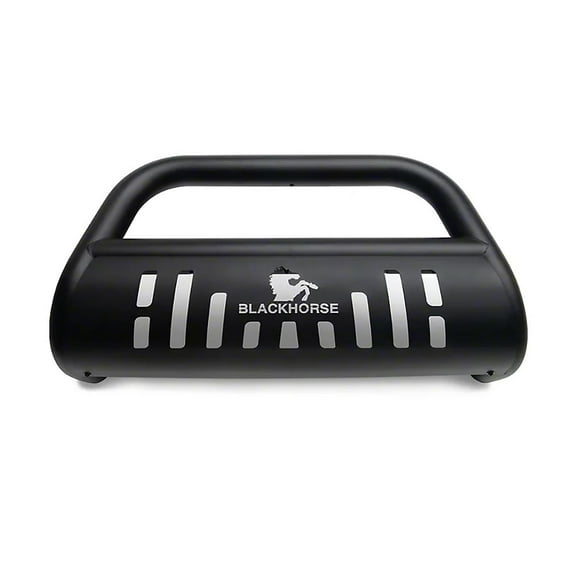 Black Horse Bull Bar Skid Plate Matte Black Compatible with 2022-2024 Nissan Frontier-CBB-C6502SP