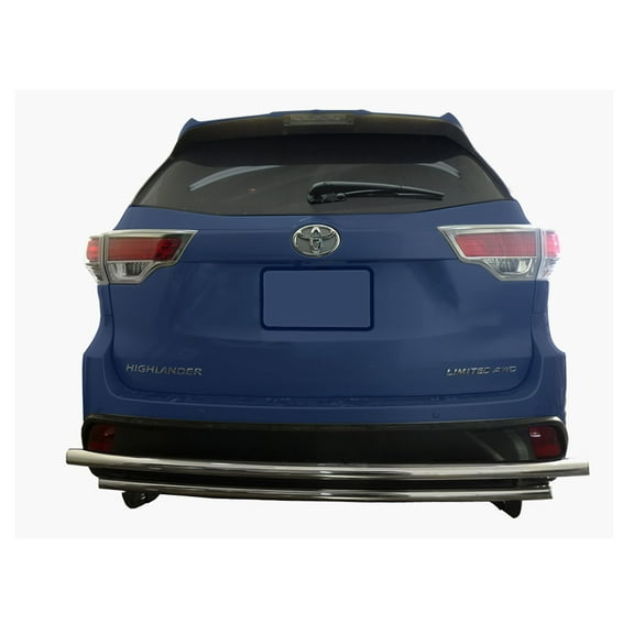 Black Horse Rear Bumper Guard 8D091020SS-DL For 14-19 Toyota Highlander REAR BUMPER GUARD S/S Double Layer Fits select: 1999-2020 LEXUS RX