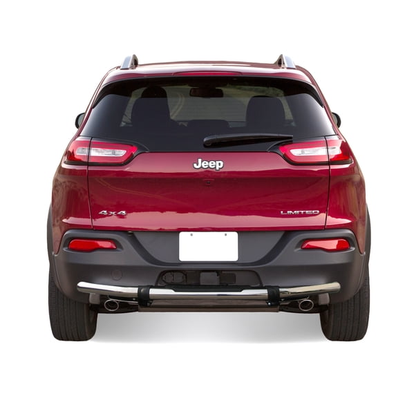 Black Horse Rear Bumper Guard 8DJPCESS-1 For 14-16 Jeep Cherokee Rear Bumper Guard Single Tube With Pad Stainless steel