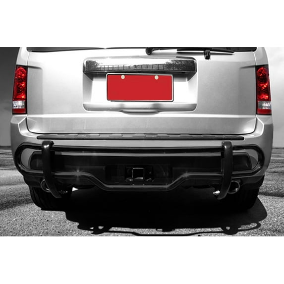 Black Horse Rear Bumper Guard 8HO5A For 09-15 Honda Pilot Black Rear Bumper Guard (Double Tube)